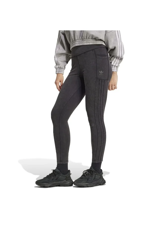 اديداس اوريجينالز adidas WASH LEGGINGS Black Originals Women TIGHTS
