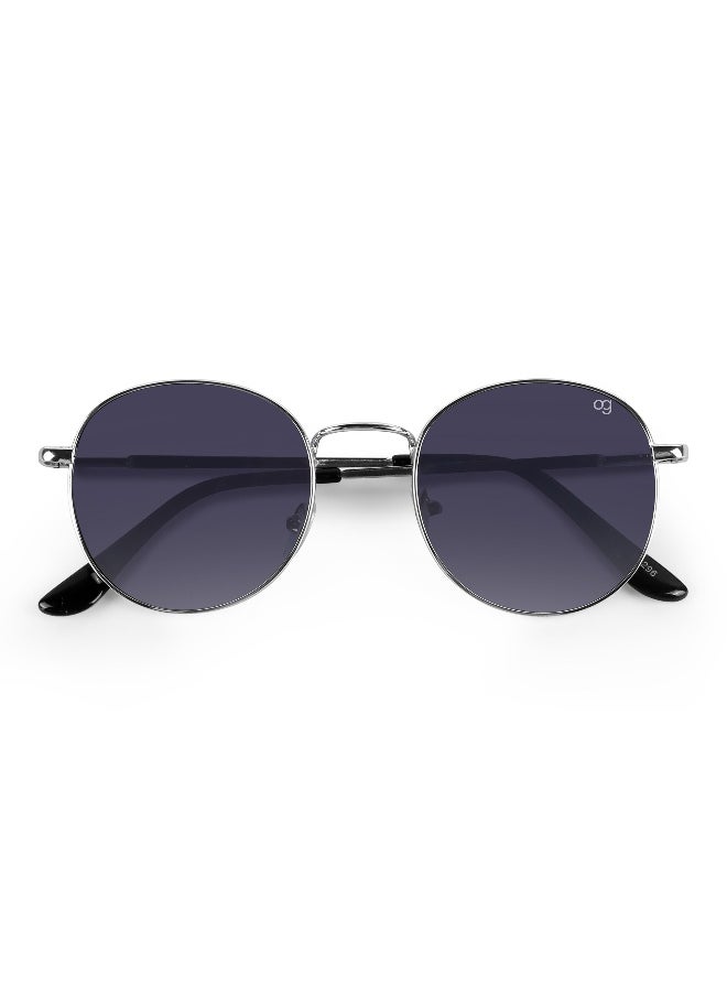 Woggles Rigel Gradient Black Round Sunglasses  - Image 3