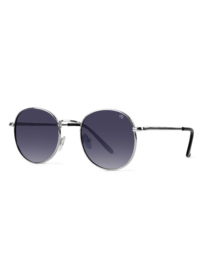 Woggles Rigel Gradient Black Round Sunglasses  - Image 5