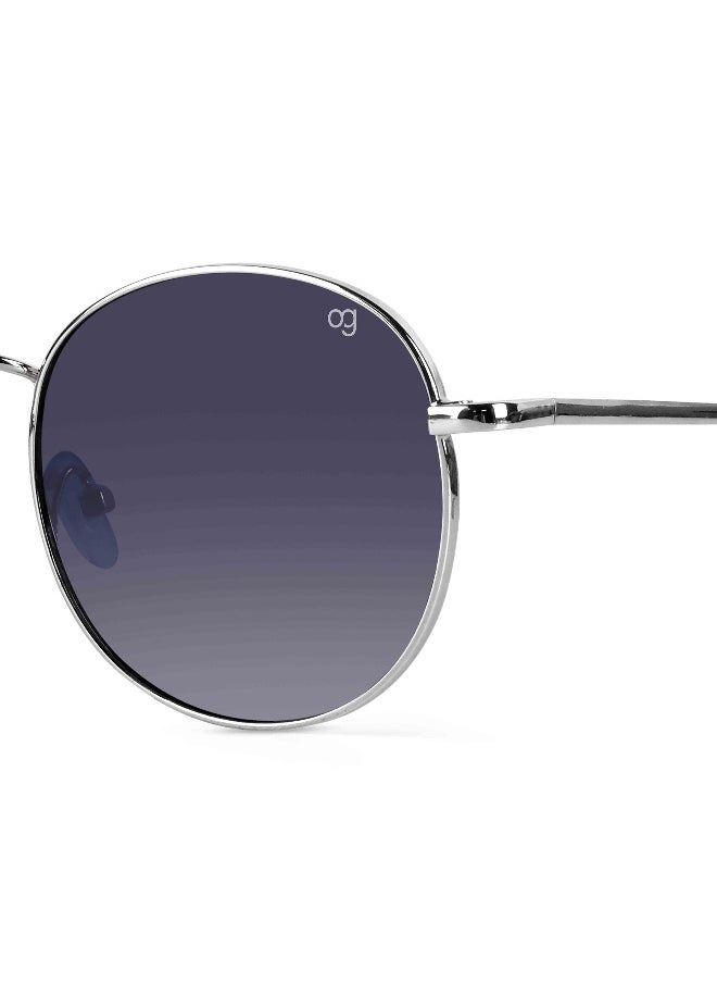 Woggles Rigel Gradient Black Round Sunglasses  - Image 2