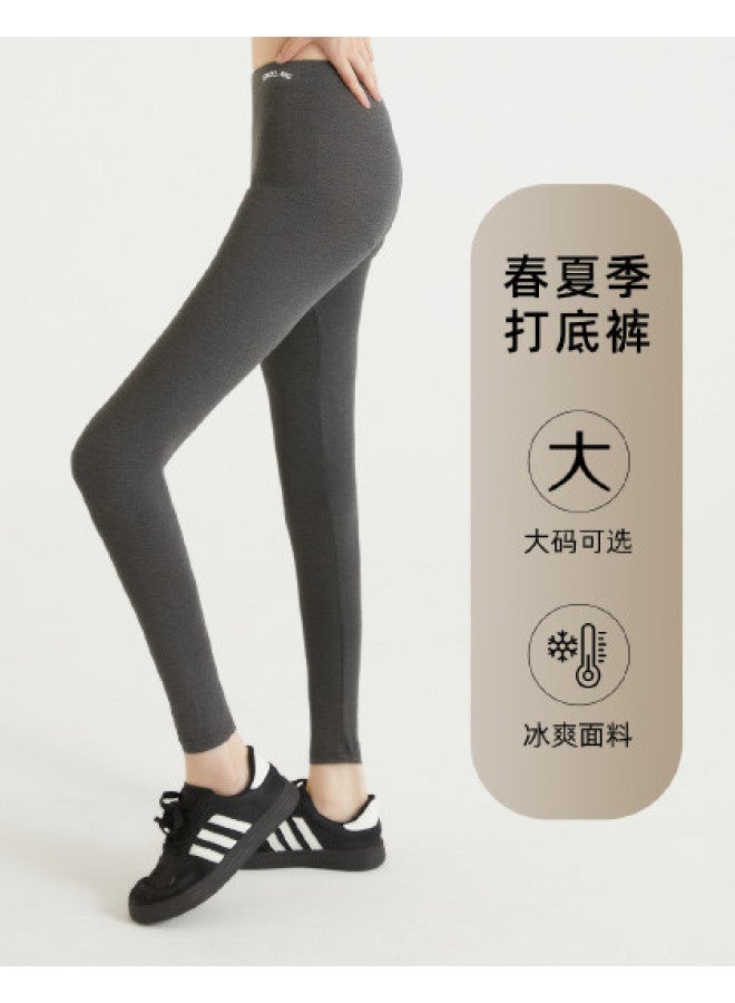pincai Spring And Summer Leggings Women'S Wearable Thin Skin-Friendly Breathable Stretchy Slimming Ankle-Length Tight Pants - Image 1
