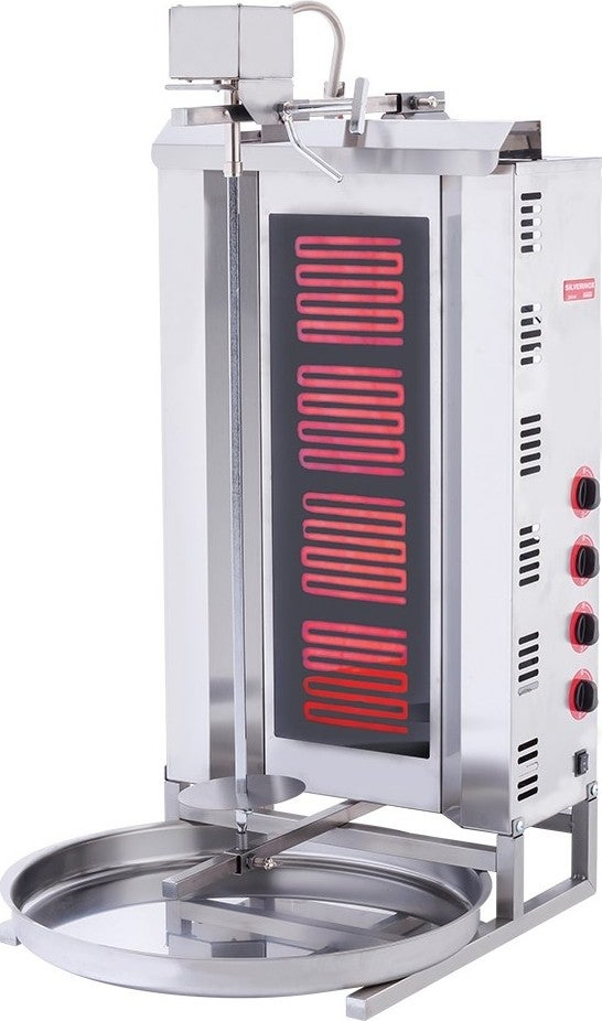 Işıkgaz Silverinox Electric 4 Radian Top Motor Doner Grill - Image 2