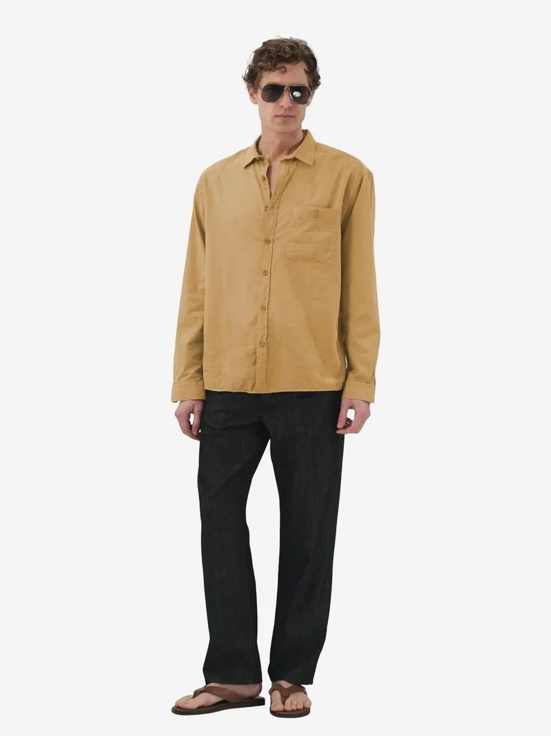 جيستو GIESTO Men’s Cotton Poplin Long-Sleeve Shirt