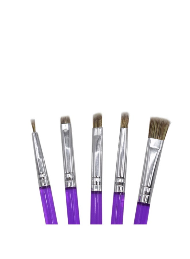 5 Pcs Paint Brushes Fondant Tools for Cake Baking Chocolate Sugar Cookie Decoration Cake Brushes Fondant and Gum Paste Tool - Image 5