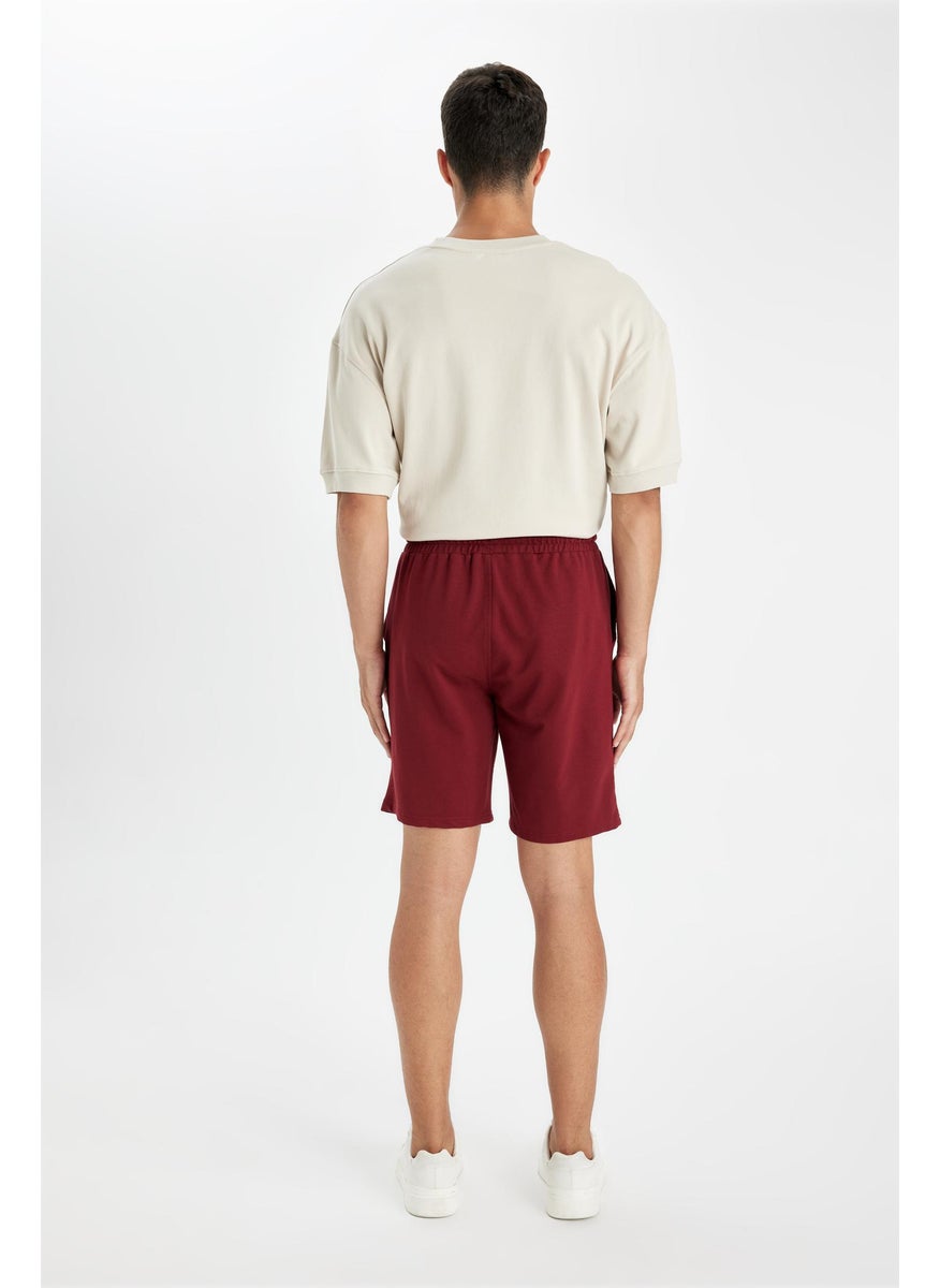 Man Regular Fit Basic Bermuda Shorts