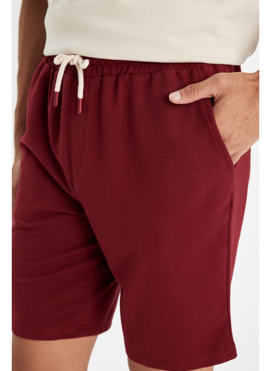 Man Regular Fit Basic Bermuda Shorts