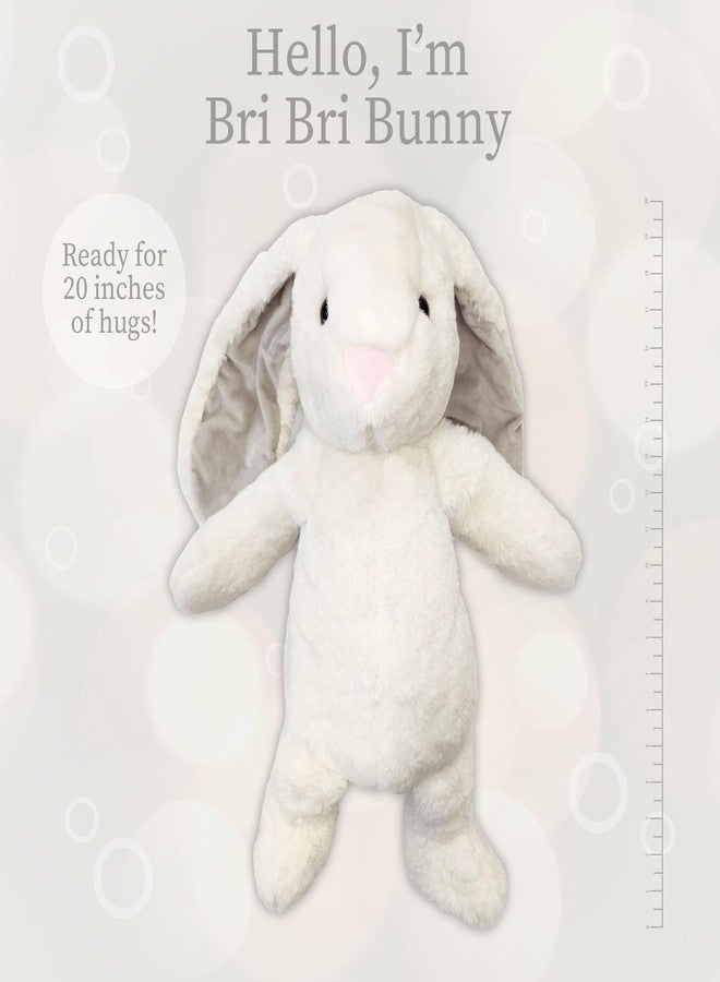 World's Softest Plush Stuffed Animal for Baby, Toddler, Kids, Adults - Adorable Toy Made from Kid-Friendly, Quality Materials - Lushee Off White BriBri Bunny, 20" - Image 4
