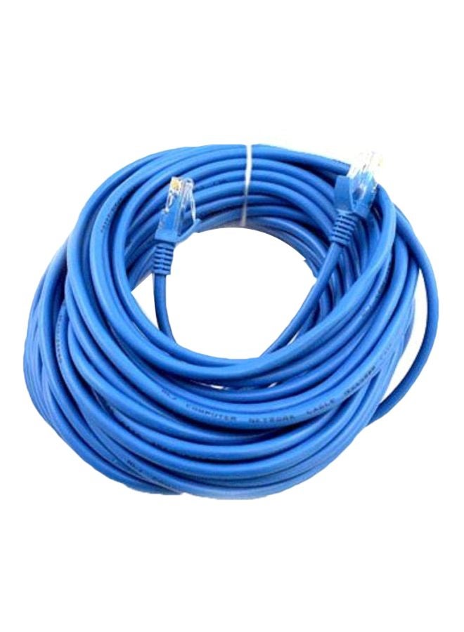 RJ45 Cat6 Lead Ethernet LAN Network Router Cable Blue - Image 1