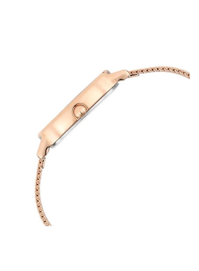 تيتان ساعة راغا فيفا بسوار ستانلس ستيل وميناء بني - Image 4