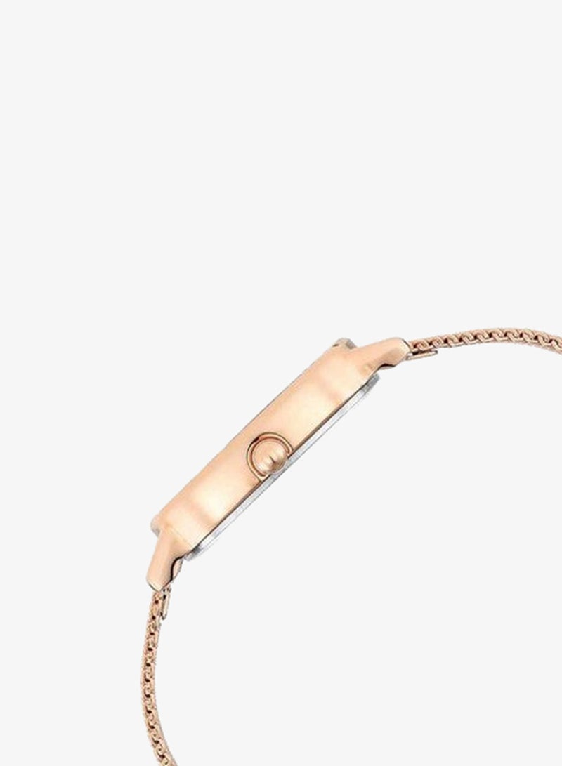 Titan Raga Viva Quartz Analog Burgundy Dial Rose Gold Stainless Steel Strap Watch for Women - NT2665WM01 - Image 5