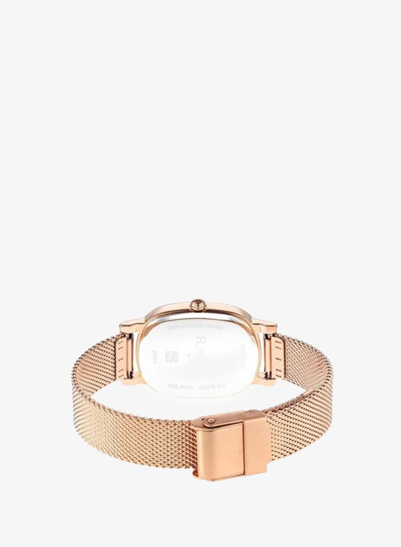 Titan Raga Viva Quartz Analog Burgundy Dial Rose Gold Stainless Steel Strap Watch for Women - NT2665WM01 - Image 2