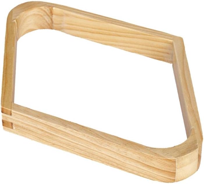 Diamond Shaped Nine Ball Rack With Oak Finish Billiard/Pool Table Accessory