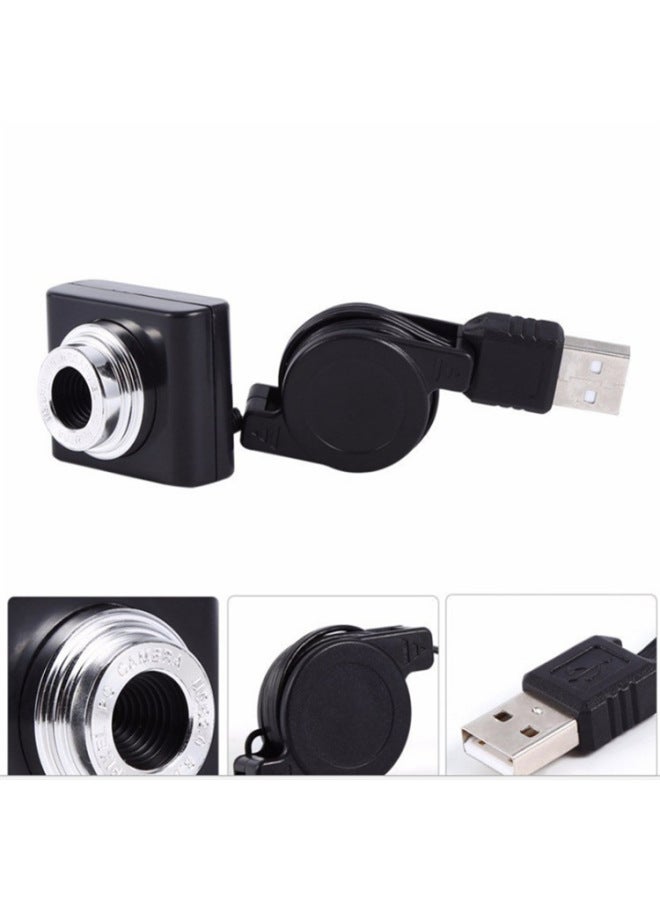 كاميرا فيديو الشبكة HD Usb Webcams كاميرا الكمبيوتر المحمول كاميرات الويب بالجملة اللون: أسود 45 درجة - Image 3
