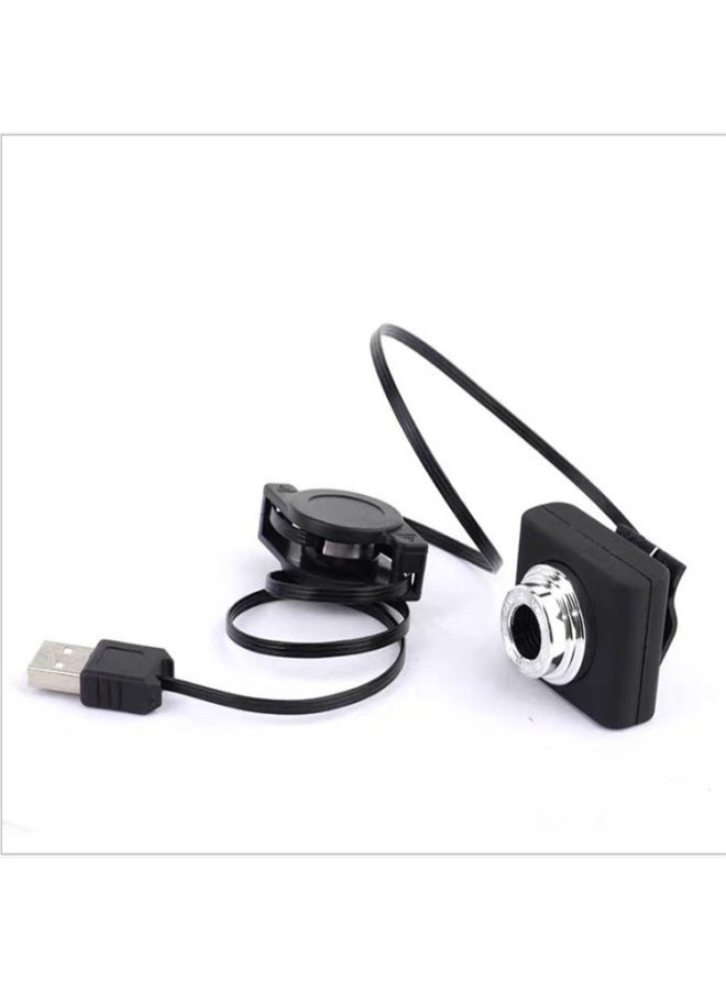 كاميرا فيديو الشبكة HD Usb Webcams كاميرا الكمبيوتر المحمول كاميرات الويب بالجملة اللون: أسود 45 درجة - Image 1
