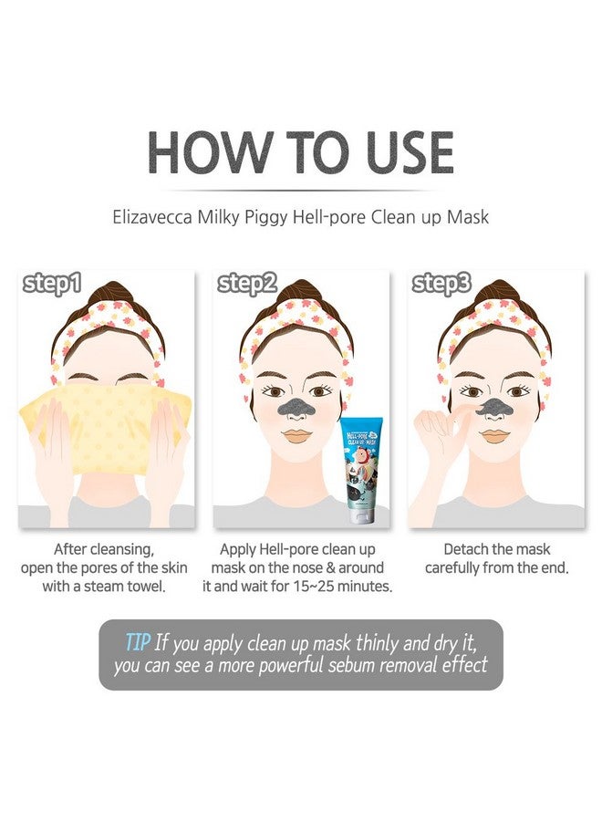 إليزافيكا قناع إليزافيكا ميلكي بيجي هيل لتنظيف المسام، 100 مل/3.38 أونصة سائلة - قناع قابل للتقشير، شرائح فحم للمسام، تنظيف المسام، إزالة خلايا الجلد الميتة، التخلص من فضلات البشرة، تقليص المسام - Image 4