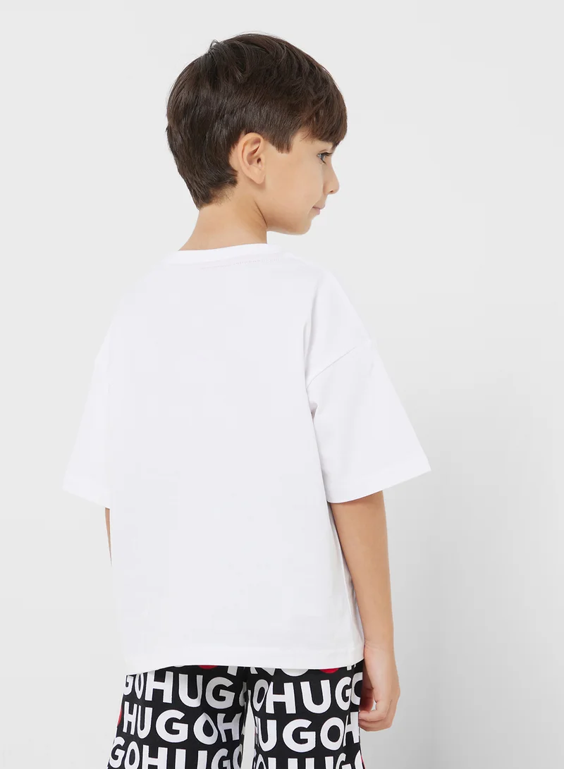 هوجو Kids Logo T-Shirt