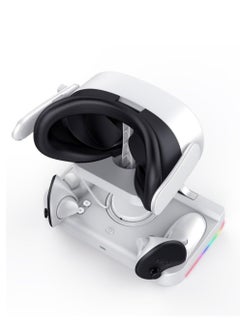 Generic Meta Quest 3S/Quest 3 Wireless Magnetic Fast Charging Stand Compatible with VR Headset and Controller  - Image 3