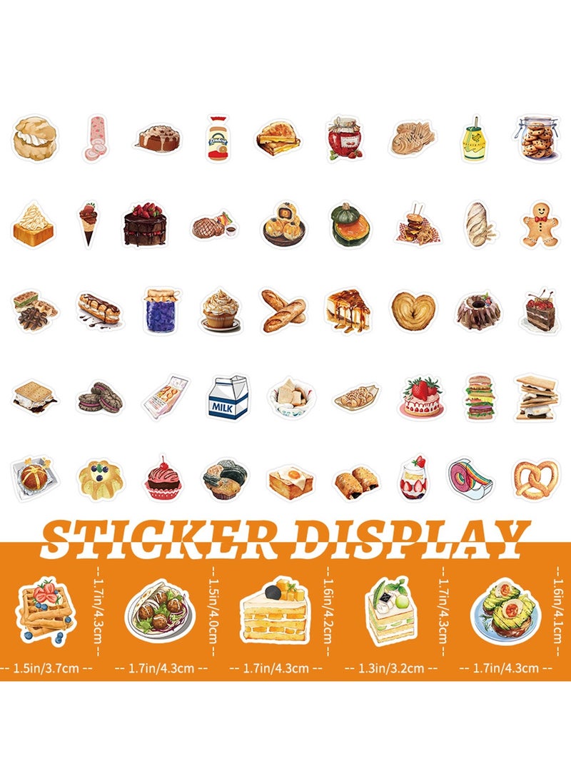 100 قطعة من ملصقات الحلوى اللطيفة المقاومة للماء من الفينيل، ملصقات الحلوى، الآيس كريم، الكب كيك، ملصقات مكافأة المعلمين للأطفال والطلاب وأجهزة الكمبيوتر المحمولة وزجاجة المياه ولوح التزلج - Image 5