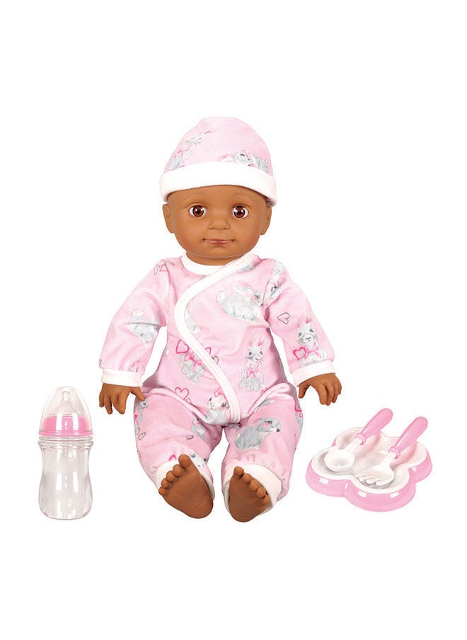 Lotus Soft-Bodied Baby Doll – Afro-American (No Hair) 18 Inch  - Image 2