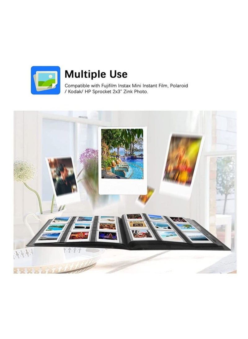 Captaintech 432 Pockets Photo Album for Fujifilm Instax Camera for Polaroid for Fujifilm Instax Mini 11 90 70 9 8 LiPlay Instant Camera for SnapTouch PIC 300 Z2300 Instant Camera - Image 3