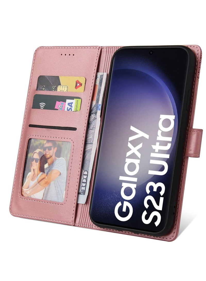 Suteni Flip Cover Card Slots Leather Phone Case for Samsung - Image 2