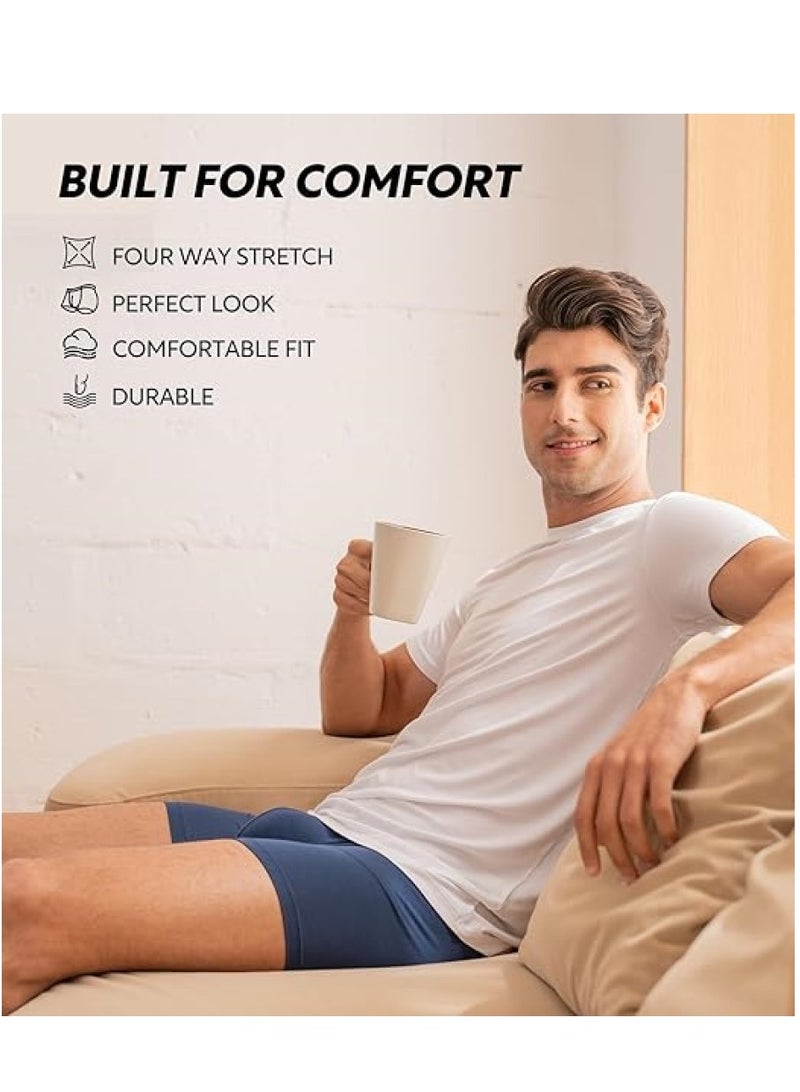 3 Pack Fleece Lined Thermals Underpants for Men Boxers Briefs Winter Underwear for Men Warm Thermals Base Layer Bottoms