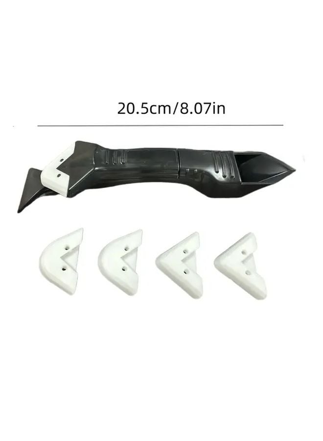 5pcs Black Silicone Sealant Tool Set Cleaner Planting Shovel Replaceable Gasket - Image 3