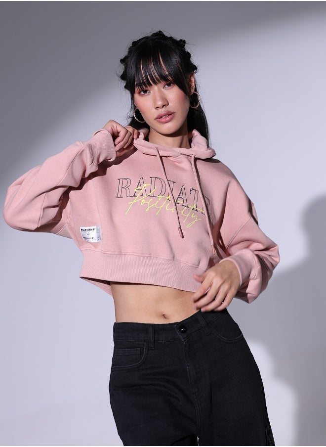 Hubberholme Pink Sweatshirt For Women  - Image 1