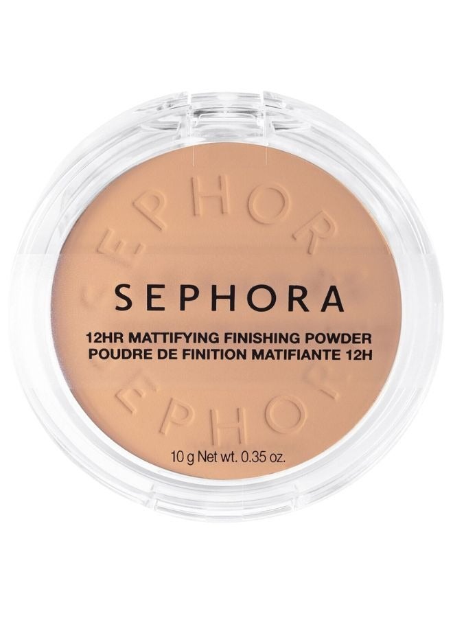 SEPHORA Sephora Collection 12Hr Mattifying Finishing Powder – Oil-Control Compact Powder in 04 Medium peach (10g) for Shine-Free, Long-Lasting Wear - Image 1