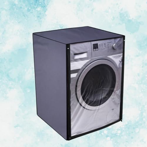 Nitasha Front load Waterproof Washing machine cover Compatible for Bosch 7 Kg WAJ2416SIN (/Dustproof Cover) Grey Color - Image 5