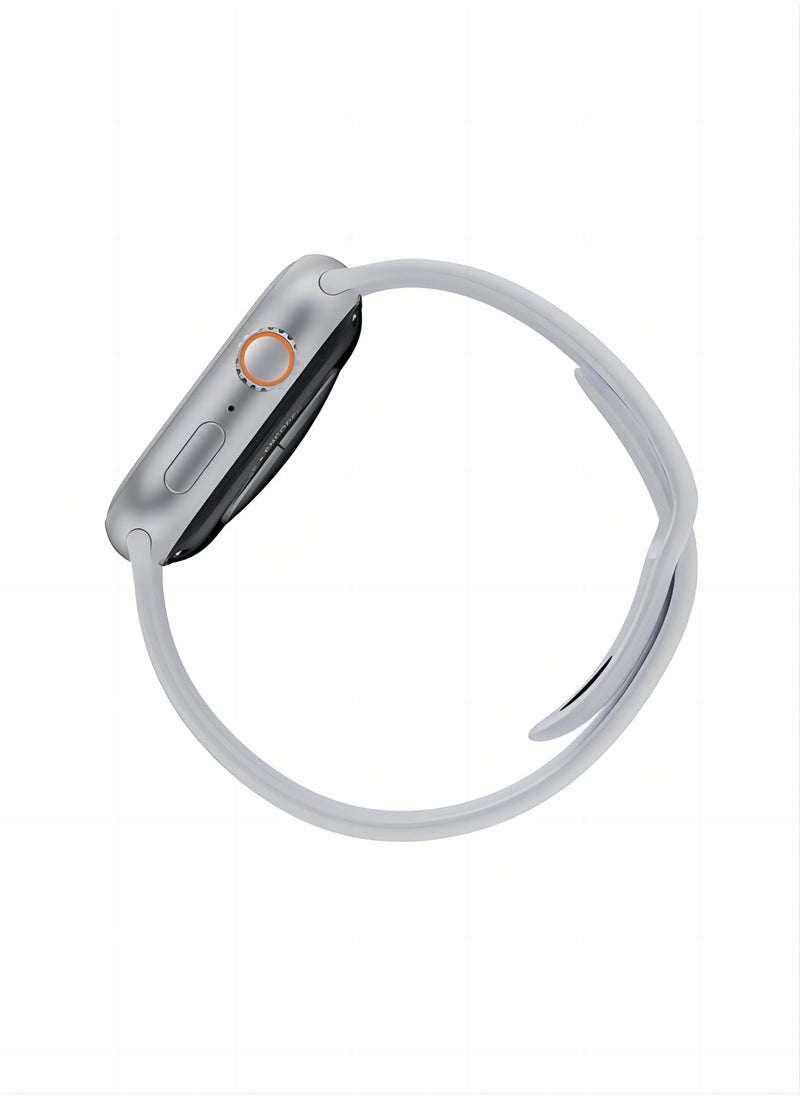 PRO - Smart watch S9 max 2.0 with full network video call function AMOLED ultra-clear full screen IP67 waterproof side-swivel ultra-thin smart watch (white) - Image 1