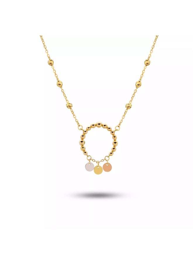 18K Pure Gold Women’s Necklace – Elegant & Premium Design-3.22 Gram