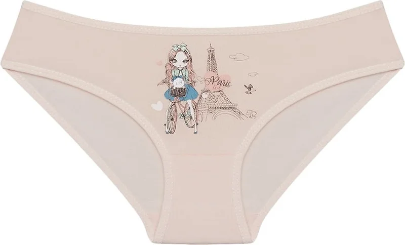 دونيلا 10 Colored Paris Printed Girl's Panties - 415080