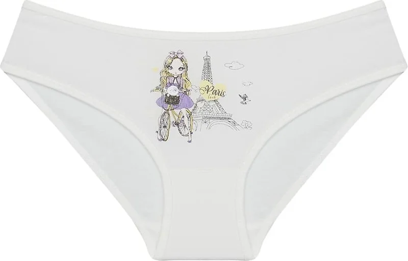 دونيلا 10 Colored Paris Printed Girl's Panties - 415080