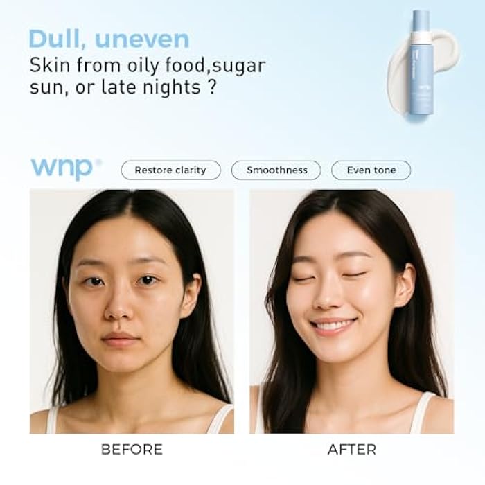 WNP Hyaluronic Acid Hydrating & Brightening Lotion: 4D Hyaluronic Acid, 2% Niacinamide, 377, Vitamin C Deep Moisture & Radiance Boosting Facial Moisturizer Vegan SkinCare for All Skin Types - Image 2