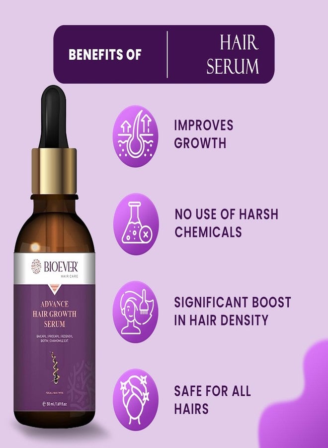 Bioever Hair growth Tablet 30 Tabs And Serum 50ML And Hair Fall Shampoo 200ML - Kit | Redensyl, Procapil, Biotin, Onion Seed Oil | All Hair Types | For Women & Men - Image 4