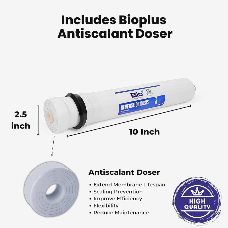 Bioplus High Flow RO Membrane 2500 TDS Advanced Water Filtration - Image 5