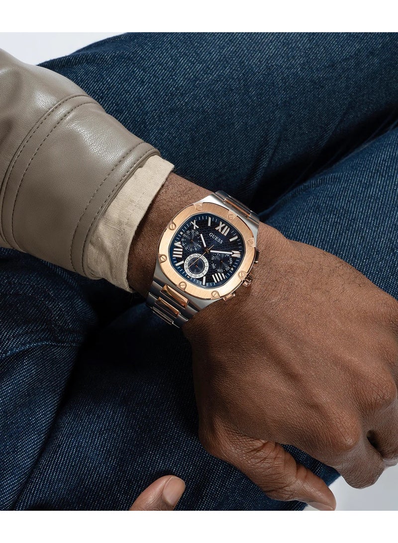 GUESS Mens Two Tone Multi-function Watch GW0572G4 - Image 5