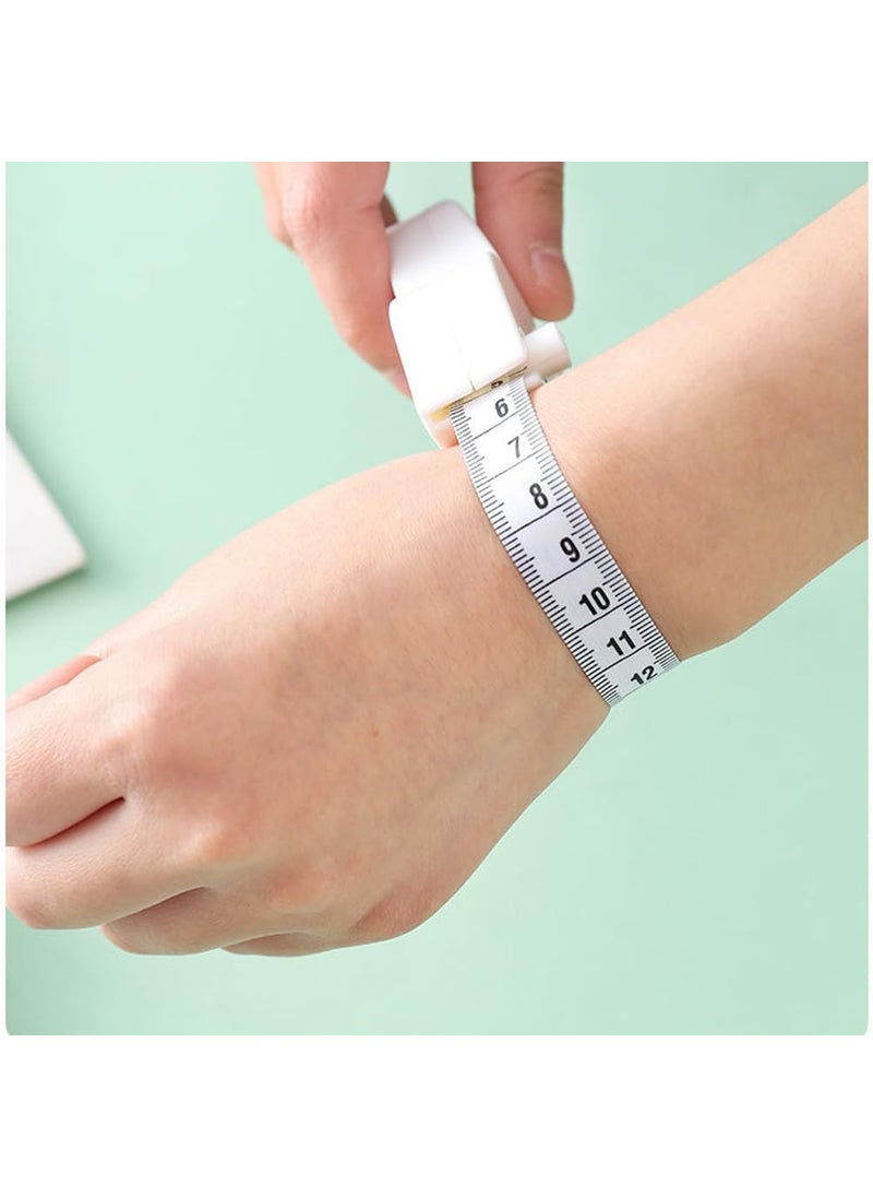 RIMDIXA RIMDIXA Body Measuring Tape with Lock Pin and Retractable Push Button 150 CM Measurement Tape Measure for Body for Fat Measurement and Weight Loss Sewing Tape Tailor Tape  - Image 4