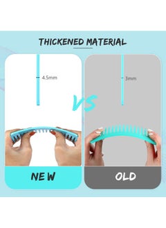 Patelai Large Hair Detangling Comb, Wide Tooth for Curly, Wet Dry Hair, No Handle Detangler Styling Shampoo Comb(Blue, Mint)  - Image 2