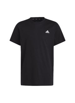 Adidas adidas U Sl Tee Black Training T-Shirts 7-8Y  - Image 1