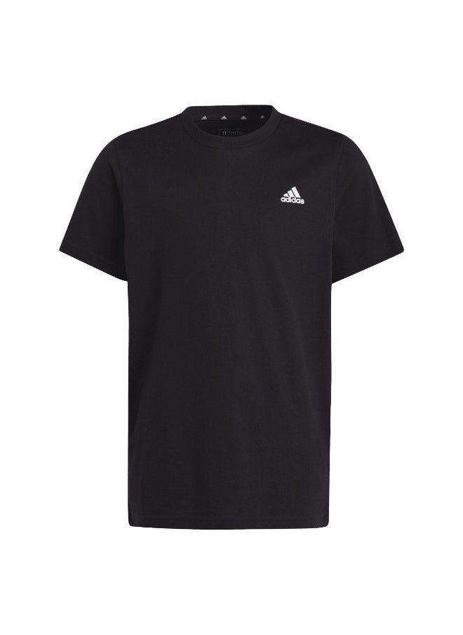 Adidas adidas U Sl Tee Black Training T-Shirts 7-8Y  - Image 1