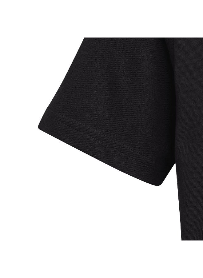 Adidas adidas U Sl Tee Black Training T-Shirts 7-8Y  - Image 4