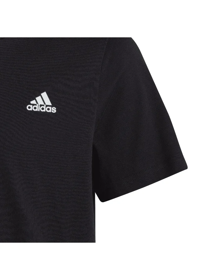 Adidas U Sl Tee Black Training T-Shirts 7-8Y