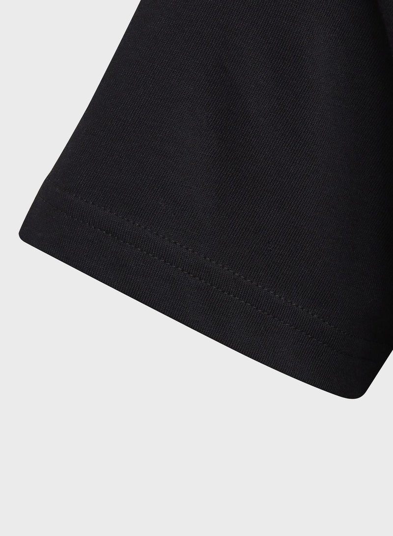 اديداس تي شيرت تدريب أسود للأولاد من  إلى  سنوات - Image 4