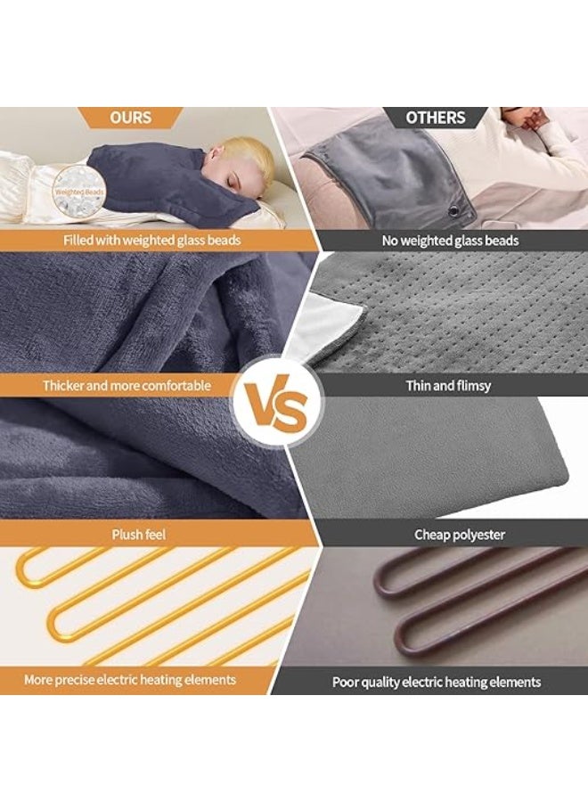 وسادة حرارية كهربائية للرقبة والكتفين بـ 9 مستويات حرارة وتايمر إيقاف تلقائي - مريحة وقابلة للارتداء لتخفيف الآلام - Image 5