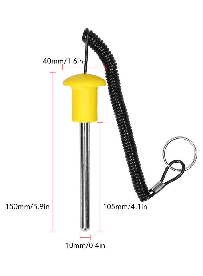 نيبمينينت دبوس تكديس أثقال مزود بحلقة 5.9 x 0.4 1.6بوصة - Image 3