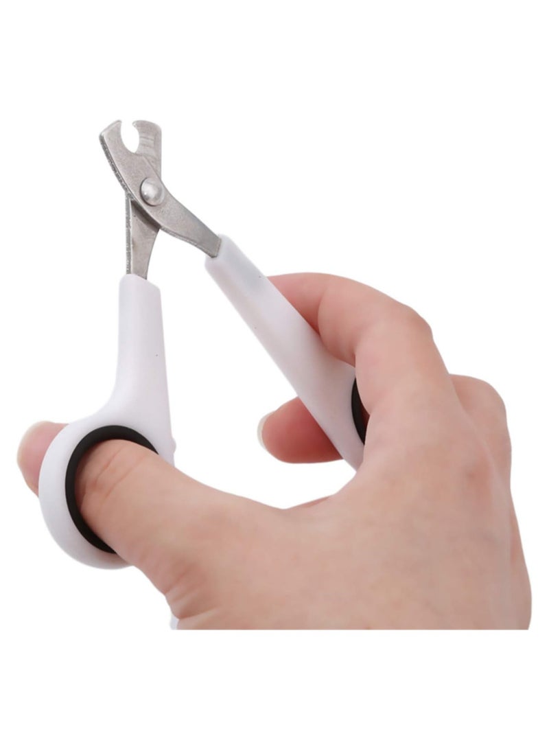 القط الصغير مسمار مسمار مسمار مقص من الفولاذ المقاوم للصدأ قضيب الأظافر أداة تهذيب الأظافر لحيوان أليف صغير - Image 4