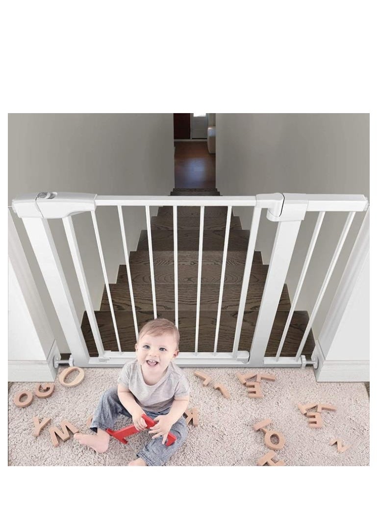 Golden Auto Close Safety Baby Gate, Extra Wide Child Gate 75-84cm + 10cm Extension Kit Maximum Suitable For 94 cm, Baby Gates for Stairs & Doorways, Easy Install (Gate + 10cm Extension Kit)  - Image 5