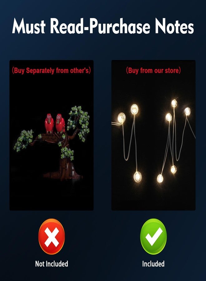 مجموعة إضاءة LED من BrickBling متوافقة مع طيور الحب من ليغو، طقم إضاءة إبداعي متوافق مع ليغو 21365 - أفكار هدايا لعيد الحب - بدون نموذج - Image 3